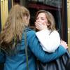 Florence Cassez et Melissa Theuriau se retrouvent au restaurant "La Grande Armée" a Paris, le 25 janvier 2013