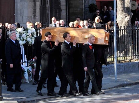 Obsèques de Stephen Gately le 17 octobre 2009 à Dublin.