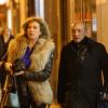 Jacques Séguela et sa femme Sophie lors de l'anniversaire de Nicolas Sarkozy le 28 janvier 2013 au restaurant Giulio Rebellato à Paris