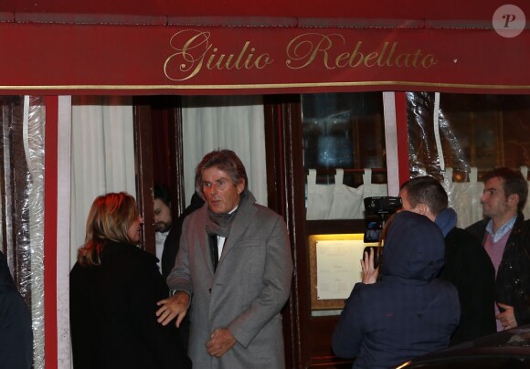 Dominique Desseigne lors de l'anniversaire de Nicolas Sarkozy le 28 janvier 2013 au restaurant Giulio Rebellato à Paris