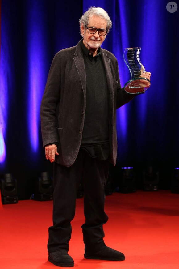 Edouard Molinaro lors des Rencontres Internationales du Cinéma de Patrimoine et du prix Henri Langlois à Vincennes le 28 janvier 2013