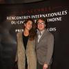 Francois Cluzet et sa femme Narjiss lors des Rencontres Internationales du Cinéma de Patrimoine et du prix Henri Langlois à Vincennes le 28 janvier 2013