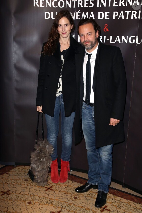 Justine Lévy et son mari Patrick Mille lors des Rencontres Internationales du Cinéma de Patrimoine et du prix Henri Langlois à Vincennes le 28 janvier 2013
