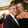 George Clooney et sa compagne Stacy Keibler le 13 janvier 2013 à Los Angeles.