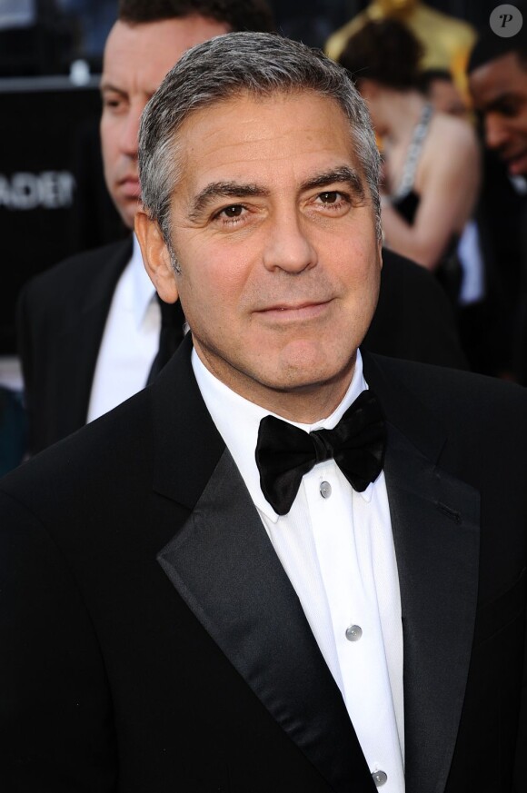 George Clooney le 26 février 2012 à Los Angeles.