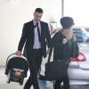 Reese Witherspoon et son mari Jim Toth emmènent leur fils Tennessee chez le médecin à Santa Monica, le 29 janvier 2013.