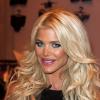 Victoria Silvstedt à la présentation de sa ligne de lingerie Very Victoria Silvstedt à Paris, le 20 janvier 2013.