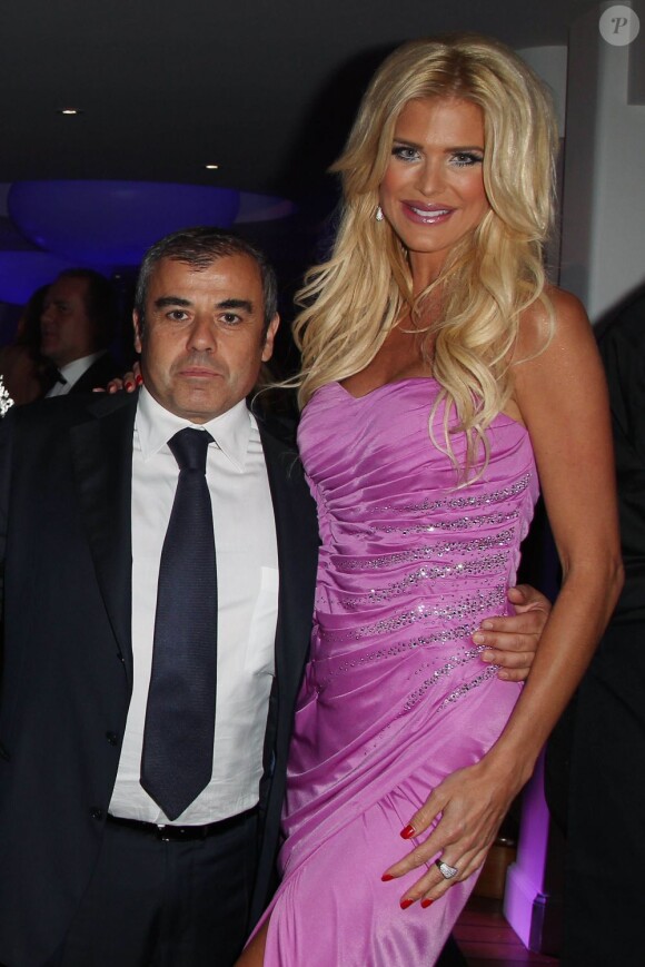 Victoria Silvstedt et Maurice Dabbah au Festival de Cannes, le 23 mai 2012.