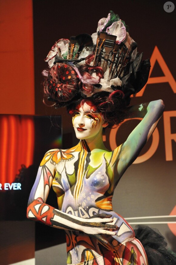 Soirée Make Up For Ever au Palais de Tokyo à Paris le 31 janvier 2013.