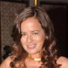 La créatrice de bijoux Jade Jagger présente à l'hôtel Four Seasons le nouveau soin capillaire Elixir Ultime de Kérastase Paris qu'elle a aidé à ré-imaginer. Mumbai, le 30 janvier 2013.