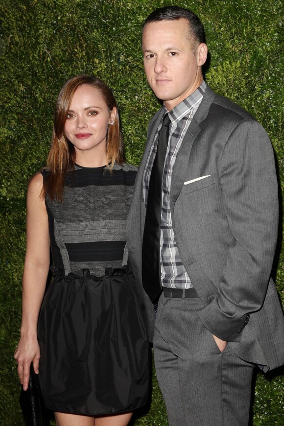 Christina Ricci et son compagnon boyfriend James Heerdegen le 4 décembre 2012 à New York