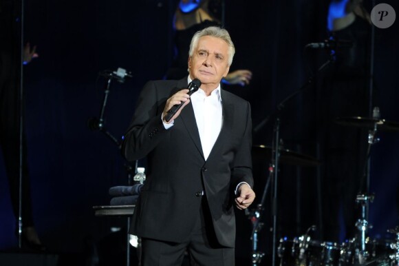 Michel Sardou à Bercy le 12 Decembre 2012.