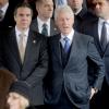 Bill Clinton a rendu une dernier hommage à l'ancien maire de New York, Ed Koch dont les funérailles ont eu lieu le 4 février 2013, à New York.