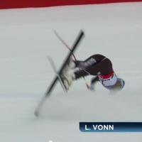 Lindsey Vonn : Terrible chute et saison terminée pour la sublime skieuse !
