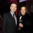 Michael G Wilson et Barbara Broccoli lors des London Evening Standard British Film Awards dans la capitale britannique le 4 février 2013