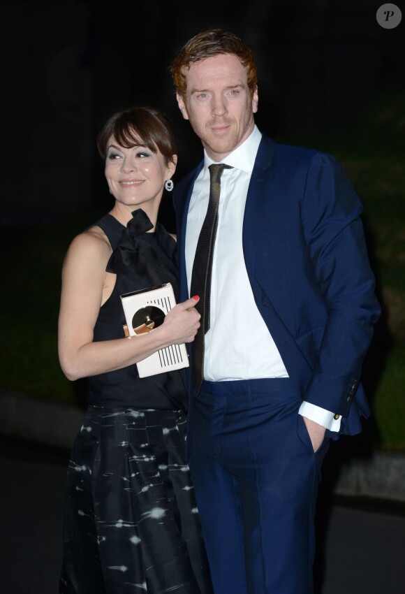 Damian Lewis et sa femme Helen McCrory lors des London Evening Standard British Film Awards dans la capitale britannique le 4 février 2013