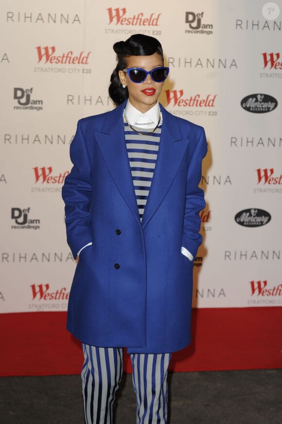 Rihanna à Londres, le 19 novembre 2012.