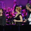 Véronique Sanson, Lara Fabian, Alain Chamfort et Jeanne Cherhal lors des Victoires de la Musique, sur France 2 le 8 février 2013.