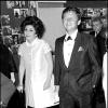 Philippe Bouvard et son épouse Colette à l'Olympia en 1968