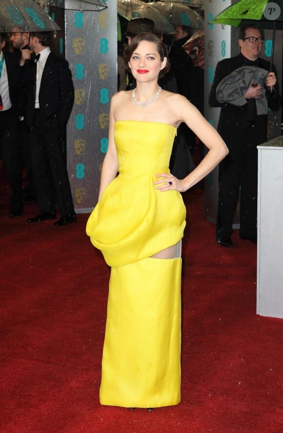 Marion Cotillard lors de la cérémonie des BAFTA à Londres le 10 février 2013.