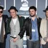 Mumford & Sons à la 55e cérémonie des Grammy Awards, à Los Angeles, le 10 février 2013.