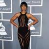 Kelly Rowland portait une robe haute couture Georges Chakra collection printemps-été 2013 lors des 55e Grammy Awards au Staples Center. Los Angeles, le 10 février 2013.