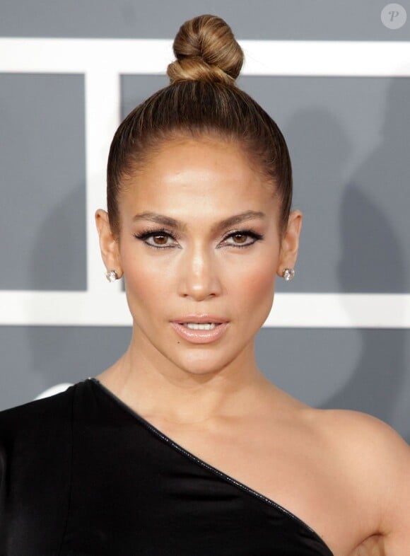 Jennifer Lopez lors des 55e Grammy Awards au Staples Center. Los Angeles, le 10 février 2013.