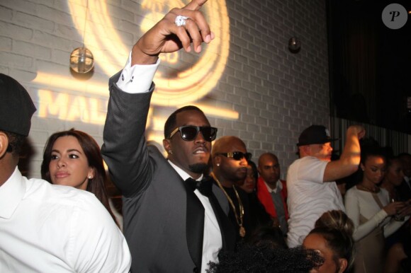 P. Diddy pose à la soirée Ne-Yo's 5th Annual Midnight Brunch, à Los Angeles, le 9 février 2013.