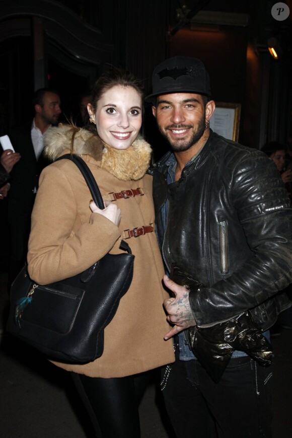 Mathilde et Tony lors du Show Case de Pauline de la Star Academy 9 au Sir Winston, à Paris le 11 février 2013.