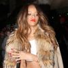 Rihanna à la soirée organisée après les Grammys à Los Angeles, le 10 février 2013.