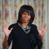 Michelle Obama loue les qualités du film Les Bêtes du Sud Sauvage à la Maison Blanche, le 13 février 2013.