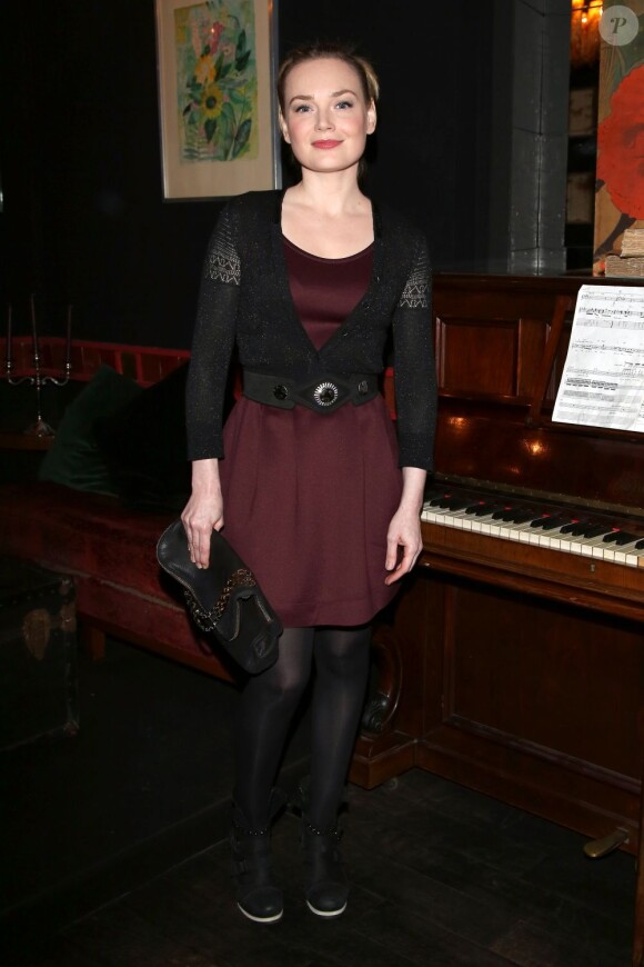 Julie Judd lors de la soirée "The Gant Party" au Trés Honoré à Paris, le 14 fevrier 2013.