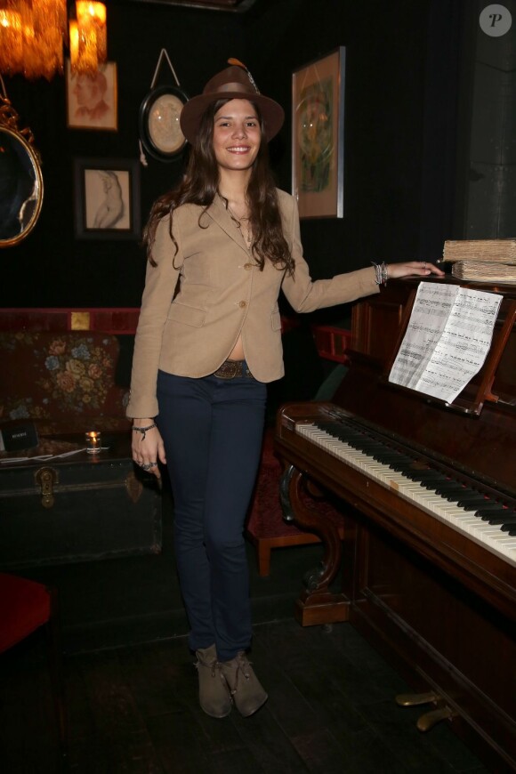 Vanille Clerc lors de la soirée "The Gant Party" au Trés Honoré à Paris, le 14 fevrier 2013.