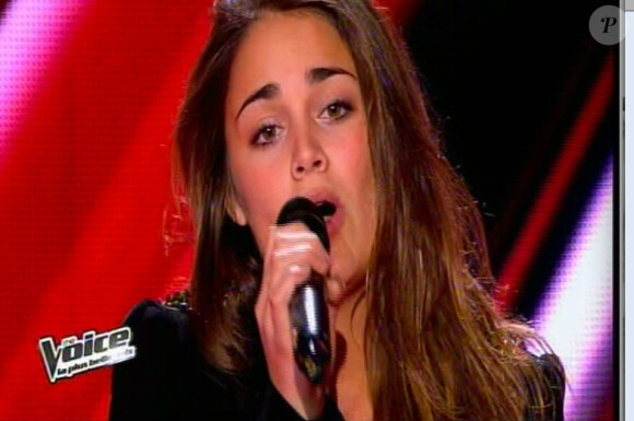 Laura Chab' dans The Voice, saison 2, samedi 9 février 2013 sur TF1