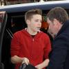 Brooklyn Beckham s'apprête à célébrer l'anniversaire de son petit frère Cruz, le 18 février 2013 dans le centre de Londres