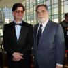 Roman Coppola et son père Francis Ford Coppola lors des Writers Guild of America Awards à Los Angeles le 17 février 2013