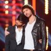 EXCLUSIF - Philippe et Florian lors de la demi-finale de Nouvelle Star 2013, diffusée sur D8, le 19 Fevrier 2013