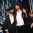 EXCLUSIF - Florian, Philippe et Sophie-Tith lors de la demi-finale de Nouvelle Star 2013, diffusée sur D8, le 19 Fevrier 2013