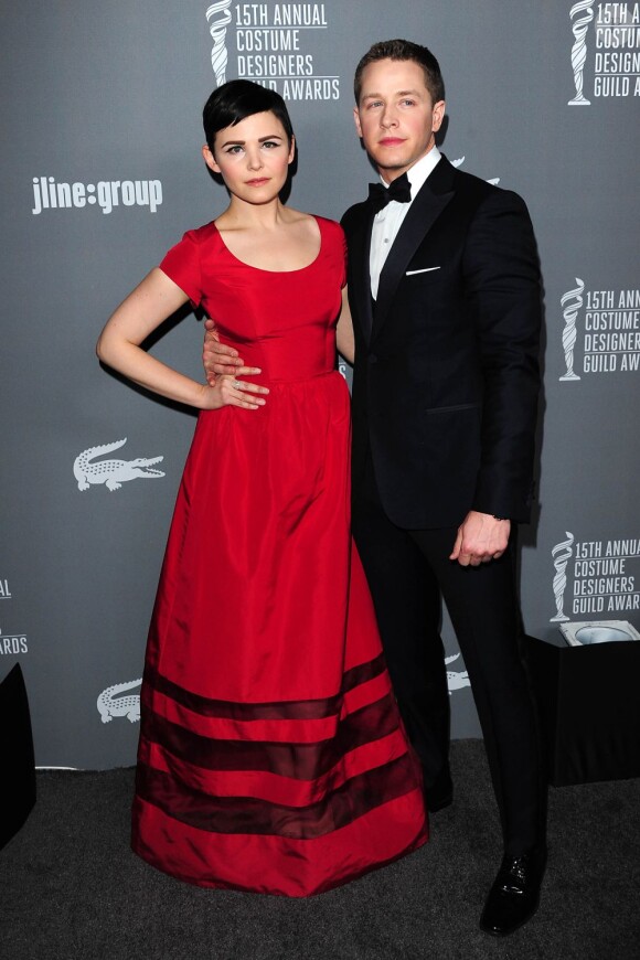 Ginnifer Goodwin, Josh Dallas lors de la 15e édition des Costume Designers Guild Awards à Los Angeles le 19 février 2013