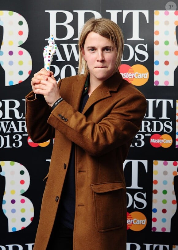 Tom Odell with the Critics' Choice award in the press room at the 2013 Brit Awards at the O2 Arena, London, UK, February 20, 2013. Photo by Ian West/PA Wire/ABACAPRESS.COM21/02/2013 - London