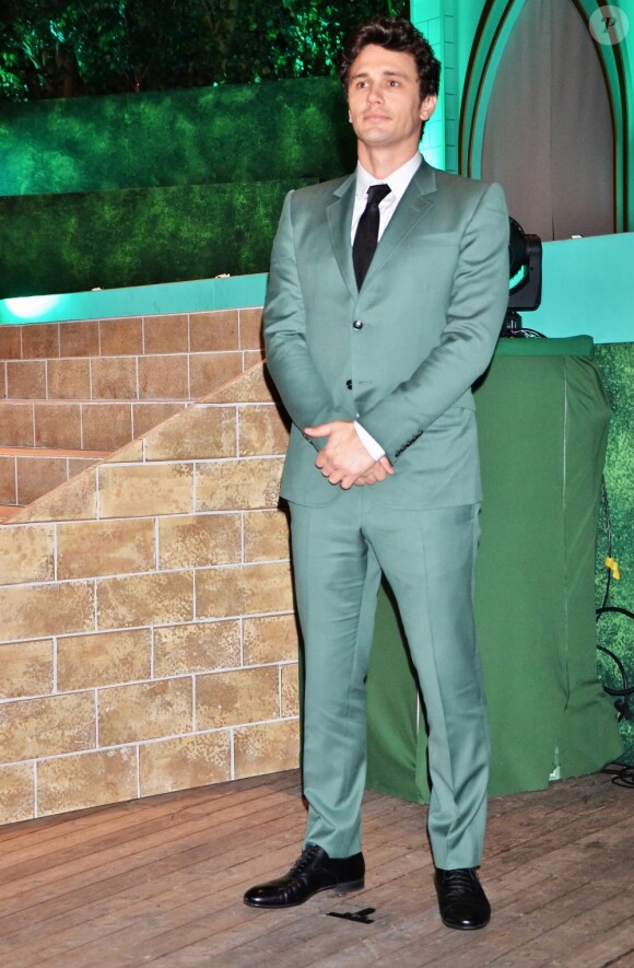 James Franco lors de la présentation au Japon, à Tokyo, du film Le Monde fantastique d'Oz le 20 février 2013