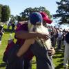 Tiger Woods et Elin Nordegren en septembre 2004 lors de la Ryder Cup.