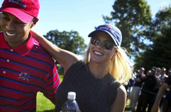 Tiger Woods et Elin Nordegren en septembre 2004 lors de la Ryder Cup.