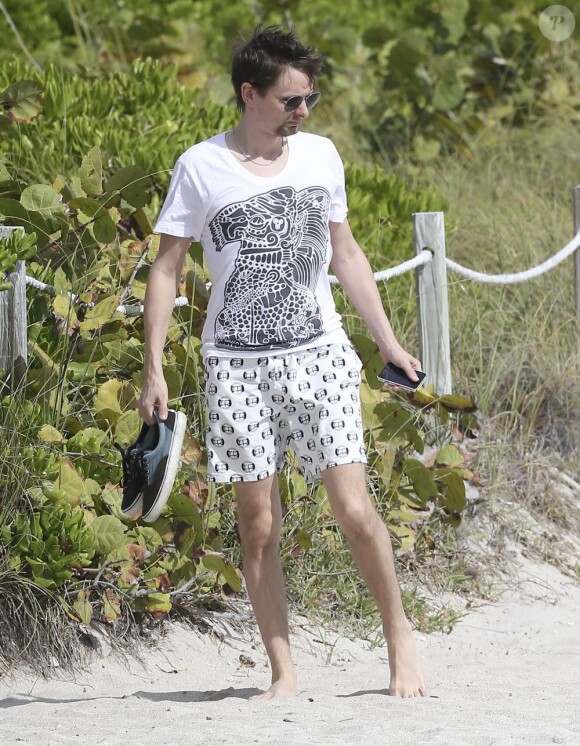 Matthew Bellamy à Miami, le 22 février 2013.