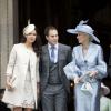 Sophie Winkleman, Lord Frederick Windsor et la princesse Michael de Kent le 5 juin 2012 à Londres.