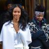 Jada Pinkett Smith et sa fille Willow quittent leur hôtel à New York, le 26 février 2013.