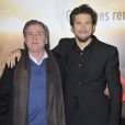 Daniel Auteuil et Guillaume Canet lors de l'avant-première du film Jappeloup au Grand Rex à Paris le 26 février 2013.