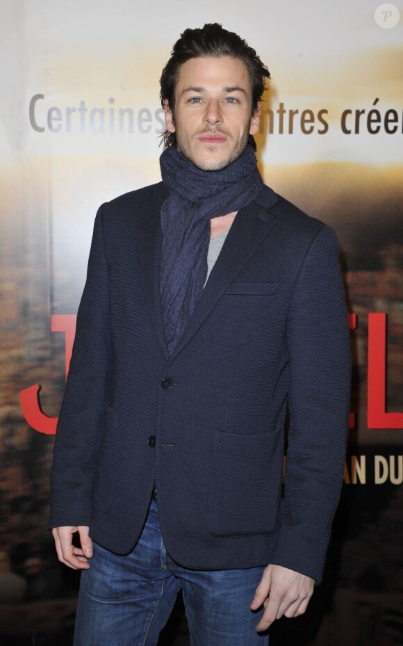 Gaspard Ulliel lors de l'avant-première de Jappeloup au Grand Rex, à Paris, le 26 février 2013.
