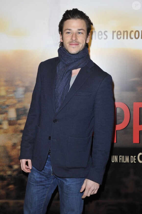 Gaspard Ulliel également présent à l'avant-première du film Jappeloup au Grand Rex à Paris le 26 février 2013.