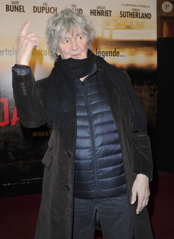Jacques Higelin lors de l'avant-première de Jappeloup au Grand Rex, à Paris, le 26 février 2013.